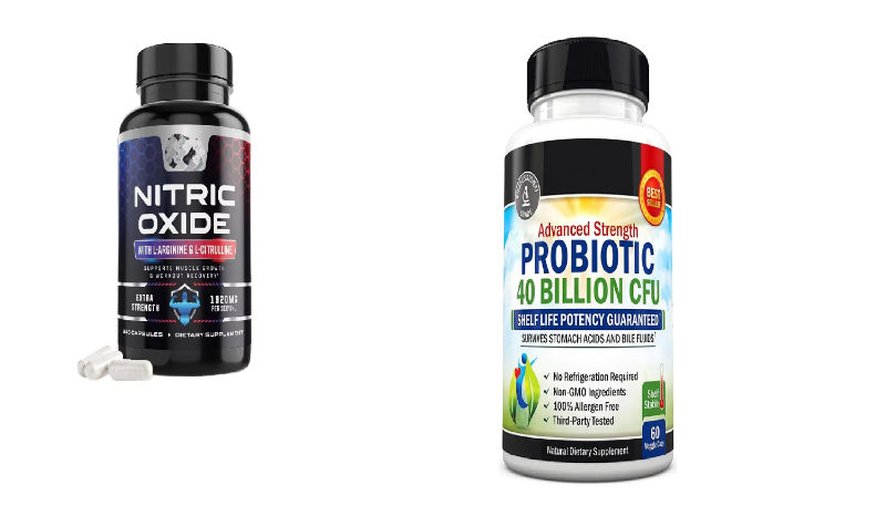 Bundle of Nitric Oxide Pump Enhancer and Daily Probiotic Complex for Gut Health